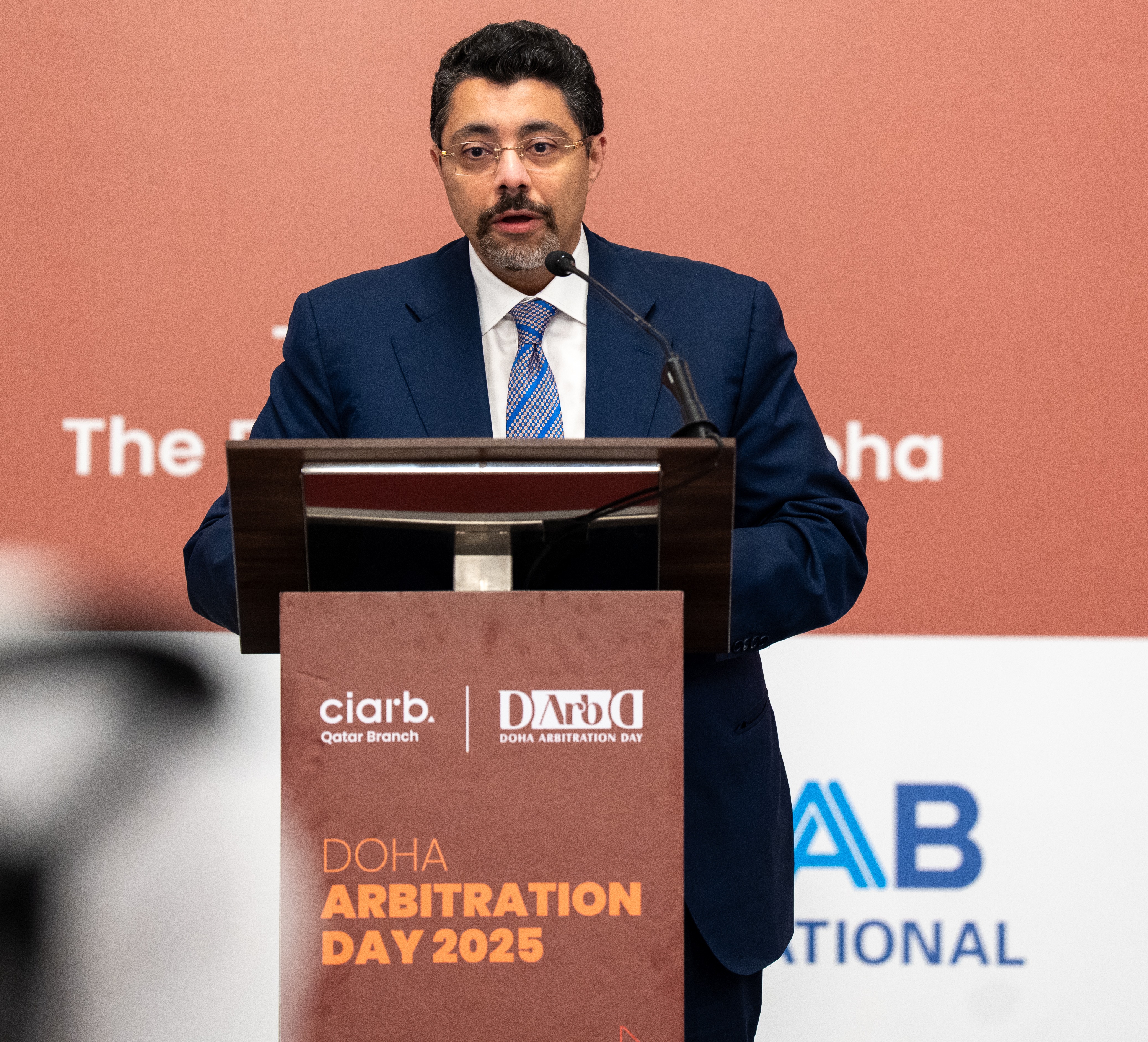 Man delivering a speech