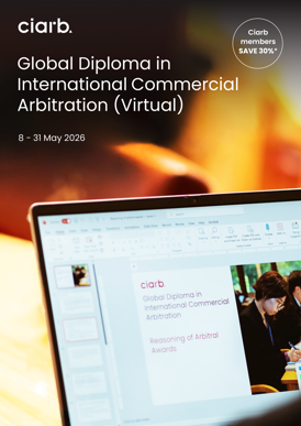 Virtual Global Diploma in International Commercial Arbitration brochure thumbnail